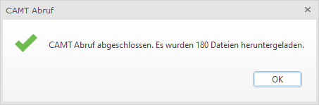 CAMT Abruf Status