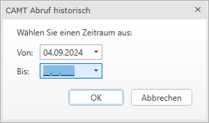 CAMT Abruf historisch