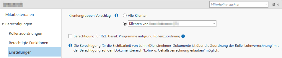 Zuständigkeitsbereich Klassik Programme KIS