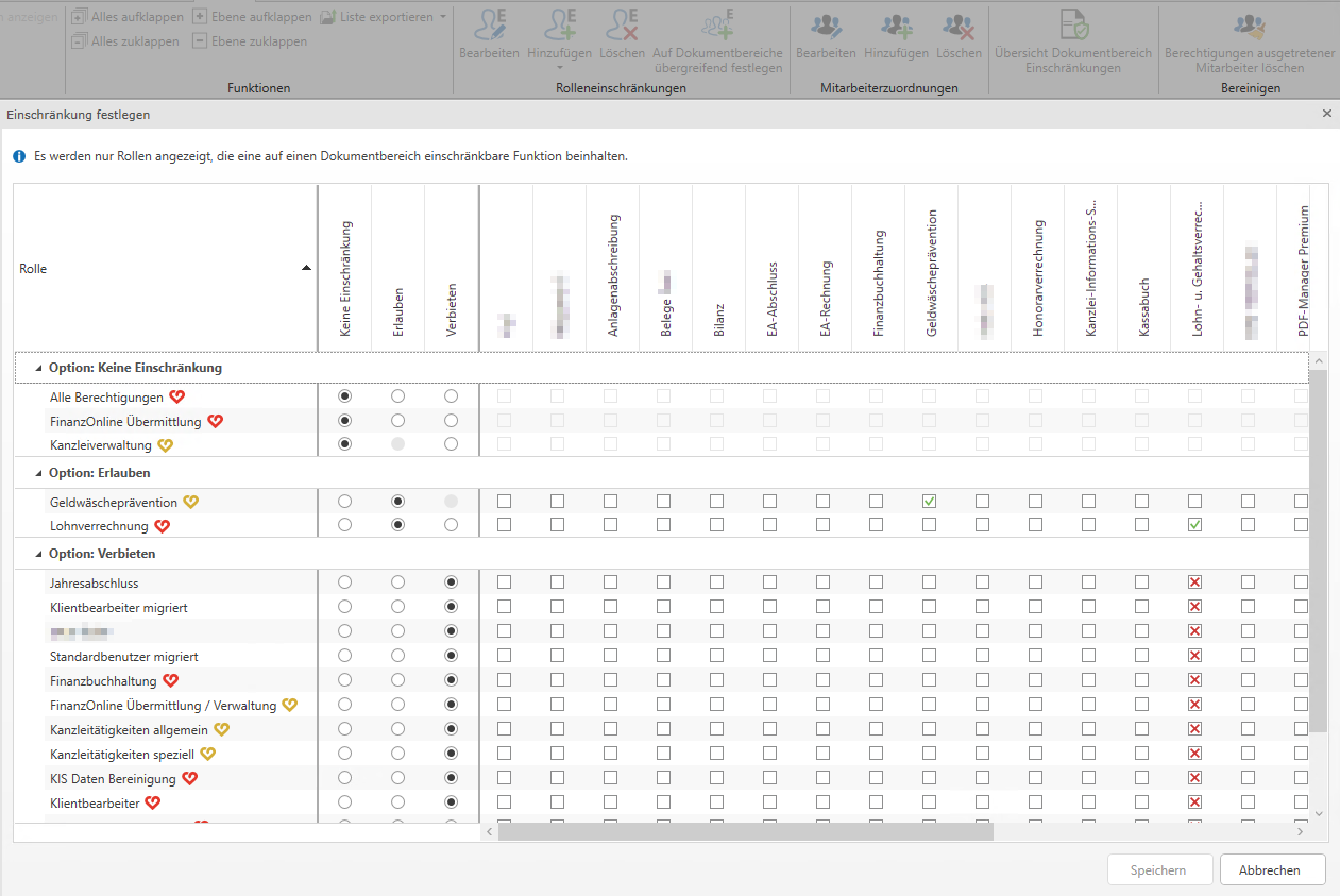 DB übergreifend festlegen