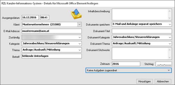 E-Mail aus Postausgang