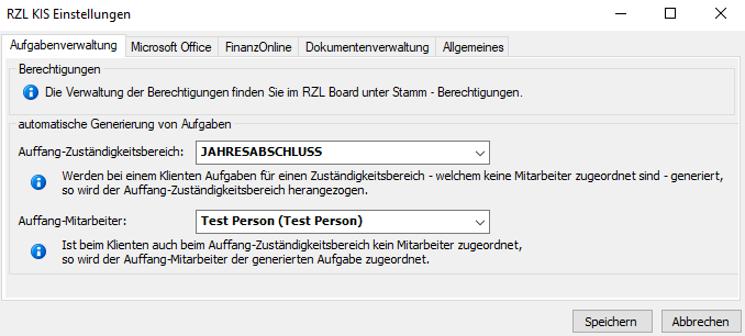 autom Generierung Aufgaben