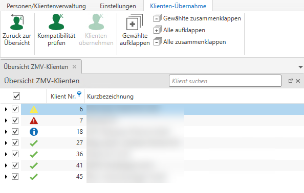 Status nach Prüfung