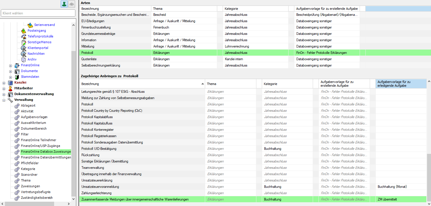 FinOn Zuweisungen II