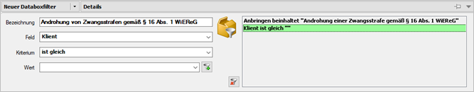 Databoxfilter WiEReG