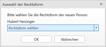 Aktualisierung oder Neuanlage nach Abgleich
