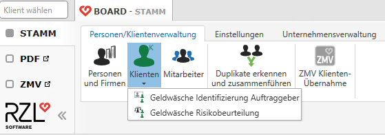 Geldwäsche Klientenlisten