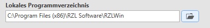 RZL-Setup - Lokales Programmverzeichnis